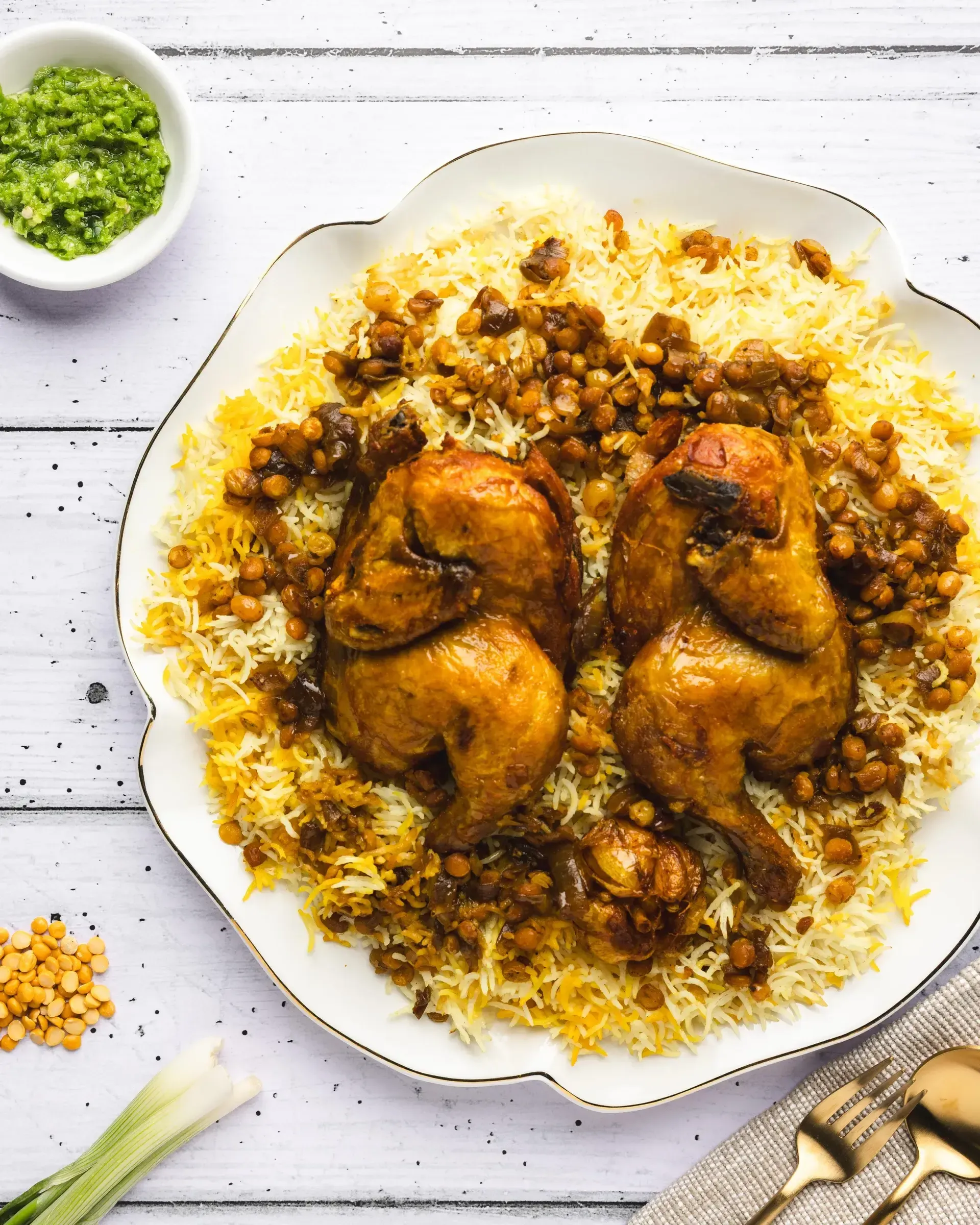 دجاج محشي مقلي